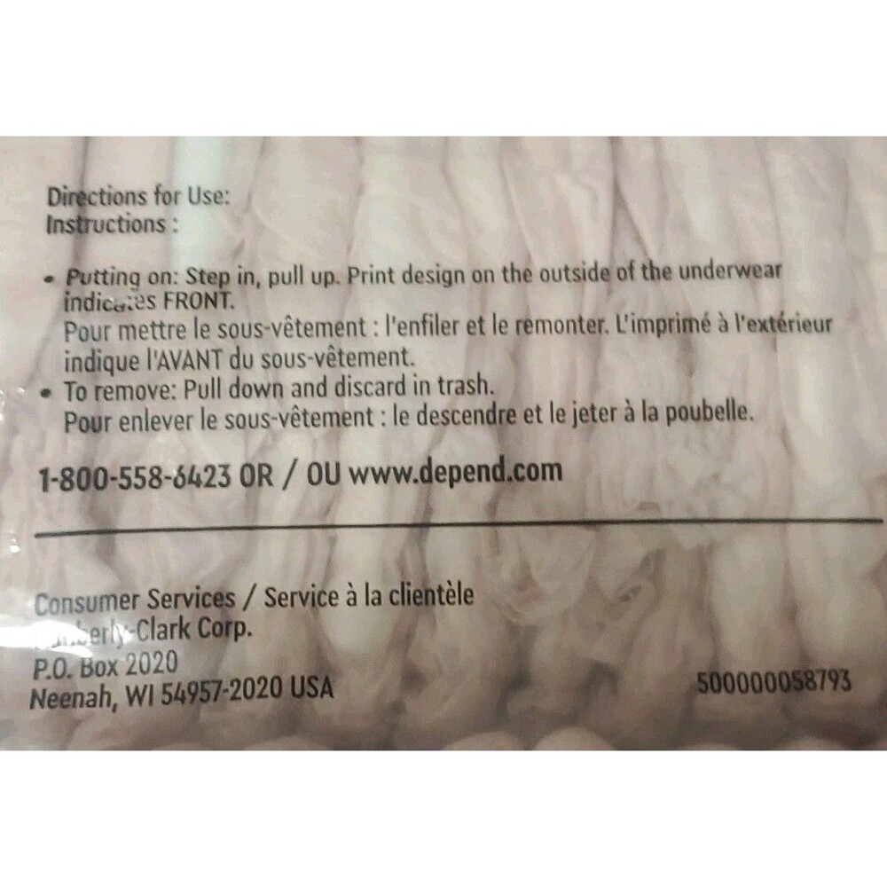 Depend Fresh Protection Women Max Absorbency Disposable Underwear, XL 34 Ct - Picture 8 of 10